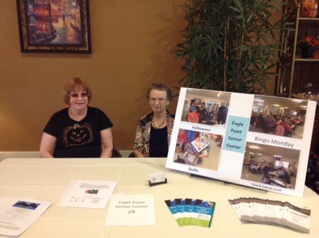 Suzi and Joyce represented the Center at this Fair.